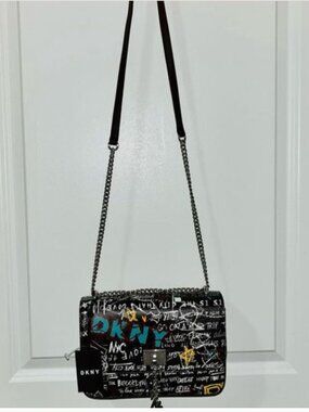 DKNY Graffiti Cross-Body Bag new with tag